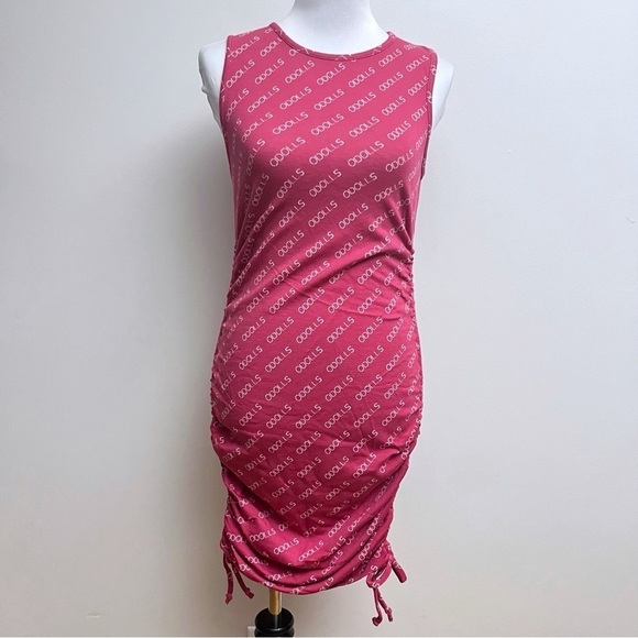 ASOS ODolls Collection Women’s UK 12 Pink Motif Detail Ruched Sweater Mini Dress - Picture 2 of 11